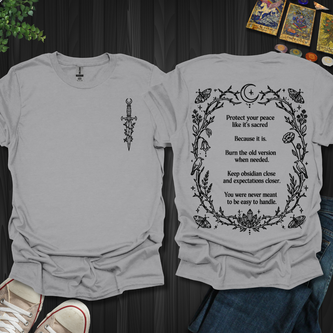 Protect Your Peace Front and Back T-Shirt