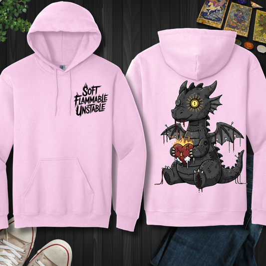Soft • Flammable • Unstable – Dragon Hooded Sweatshirt