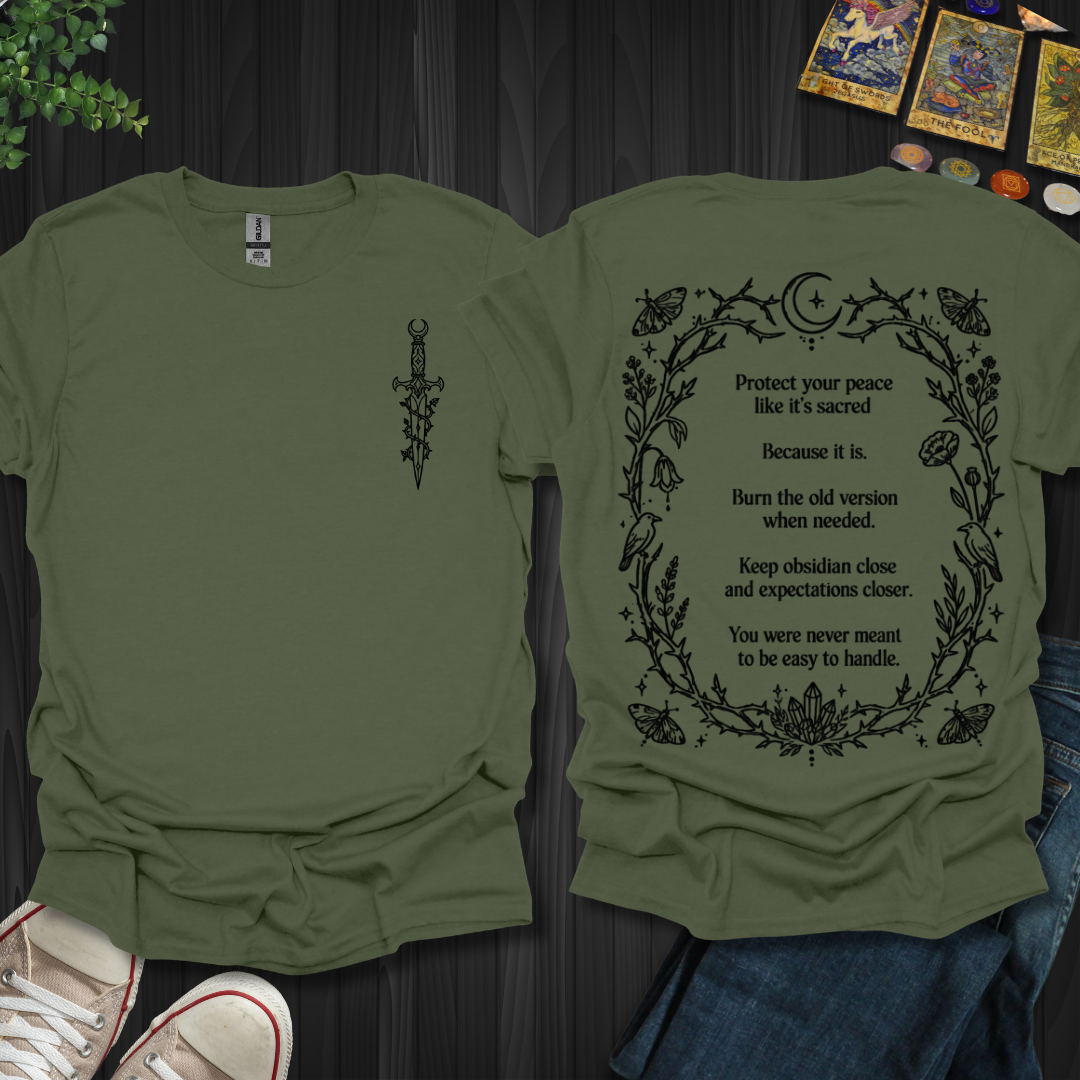 Protect Your Peace Front and Back T-Shirt