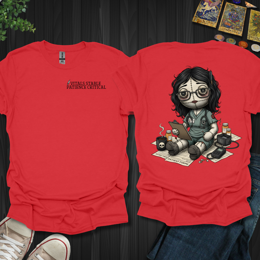 Vitals Stable. Patience Critical T-Shirt