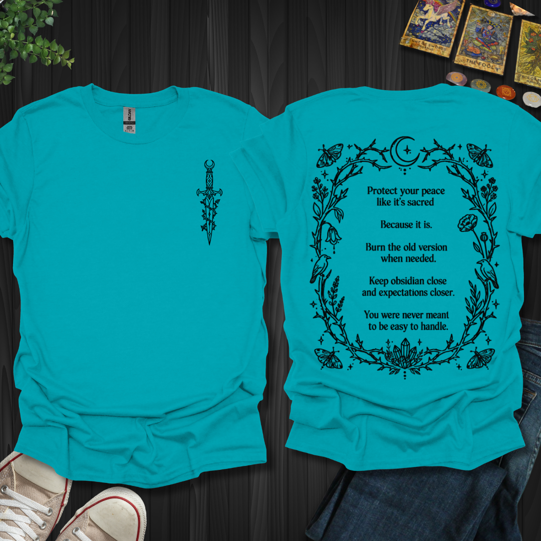 Protect Your Peace Front and Back T-Shirt