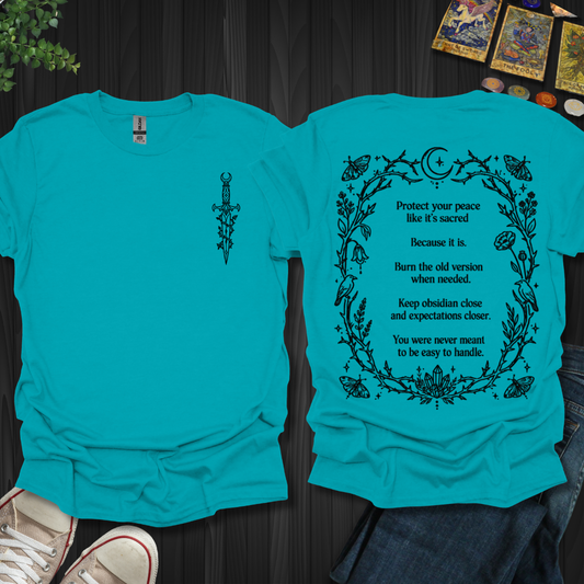 Protect Your Peace Front and Back T-Shirt