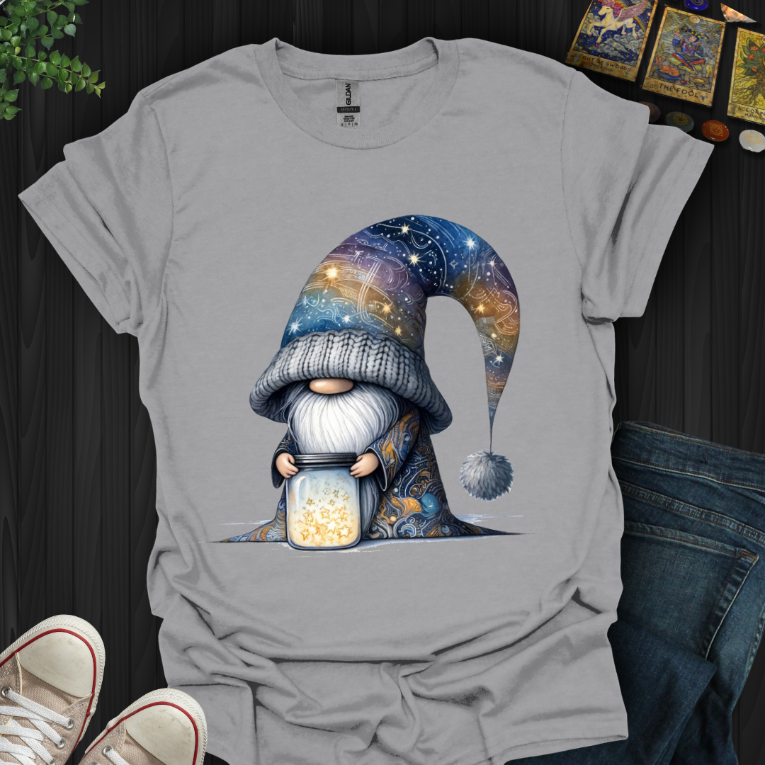 Celestial Gnome With Fireflies T-Shirt
