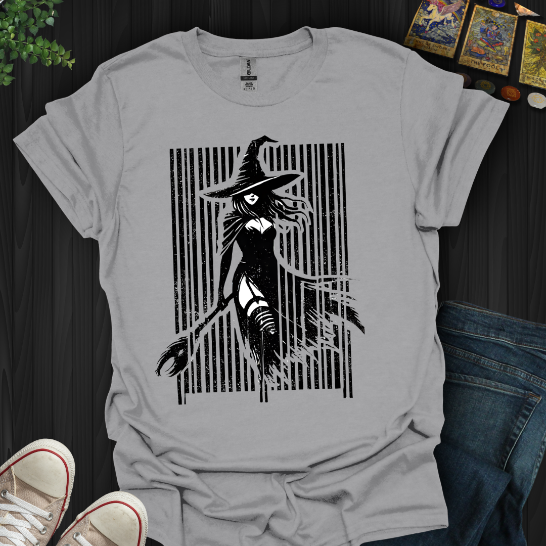 Bar Code Witch T-Shirt