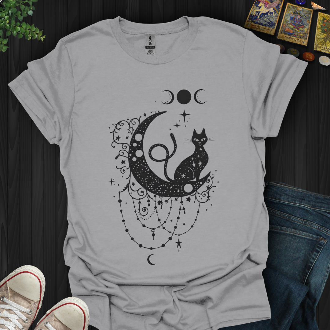 Mystic Moon Cat T-Shirt