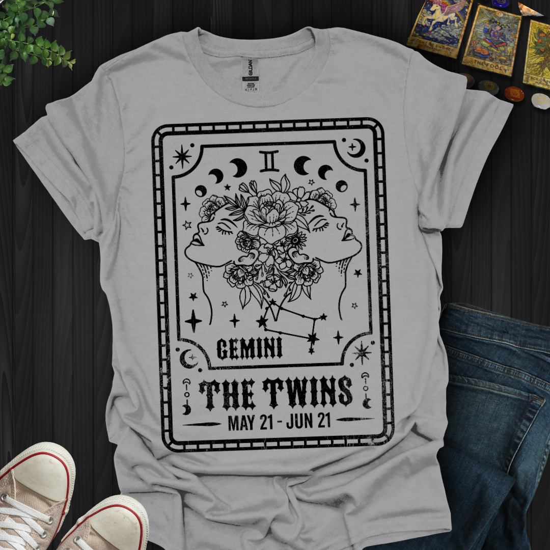 Gemini: The Cosmic Twin Flame T-Shirt