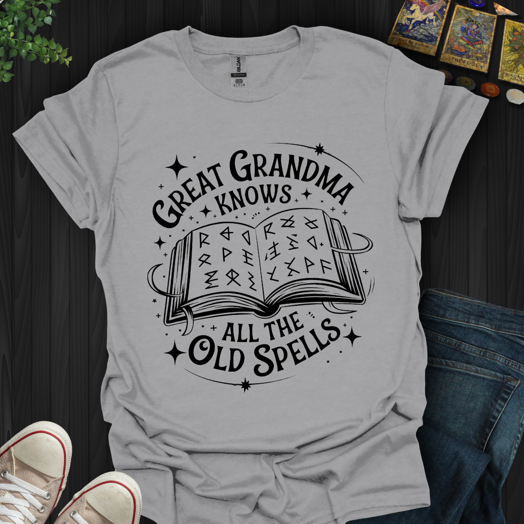 Great Grandma's Grimoire Magic T-Shirt