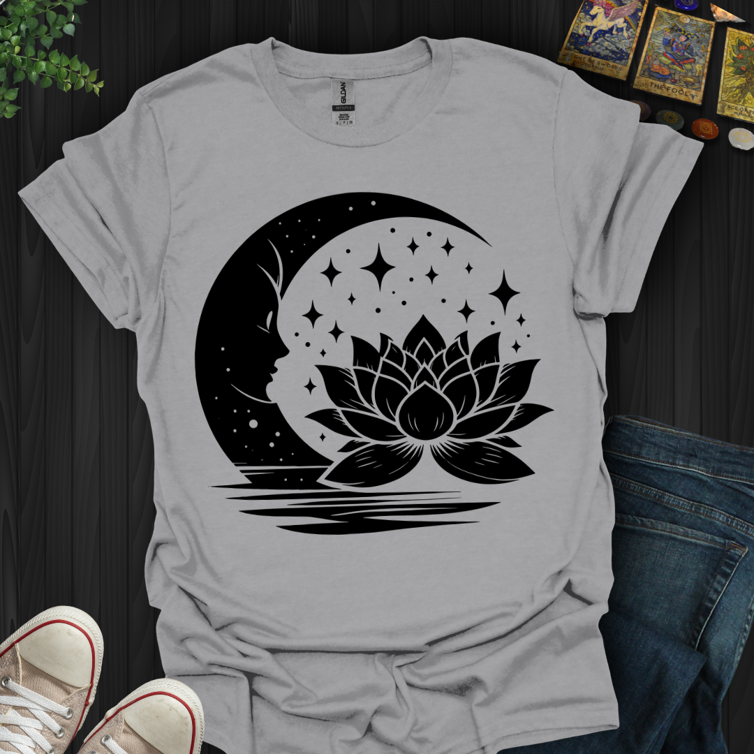 Water Lotus Moon T-Shirt