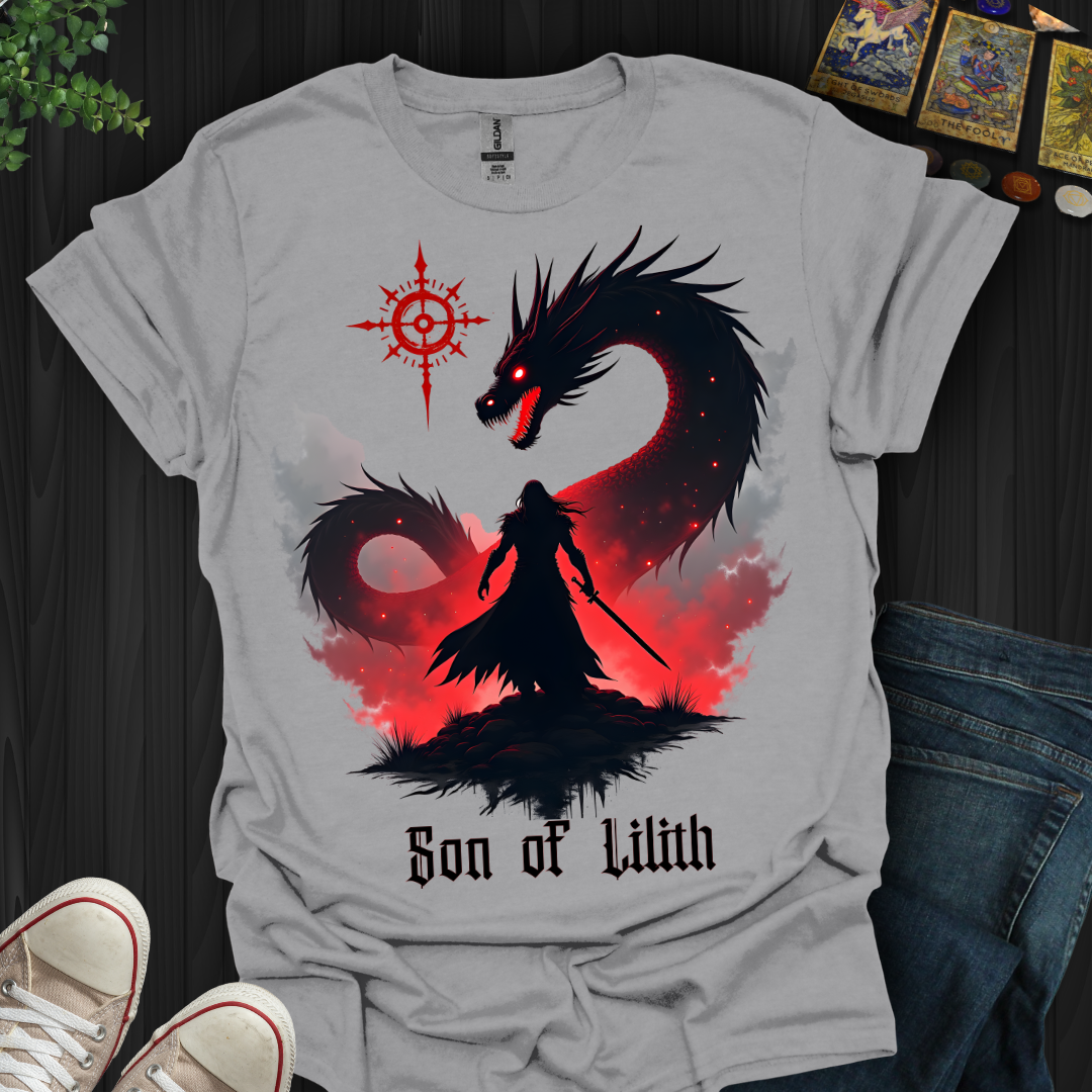 Son of Lilith – Shadowborn Warrior T-Shirt