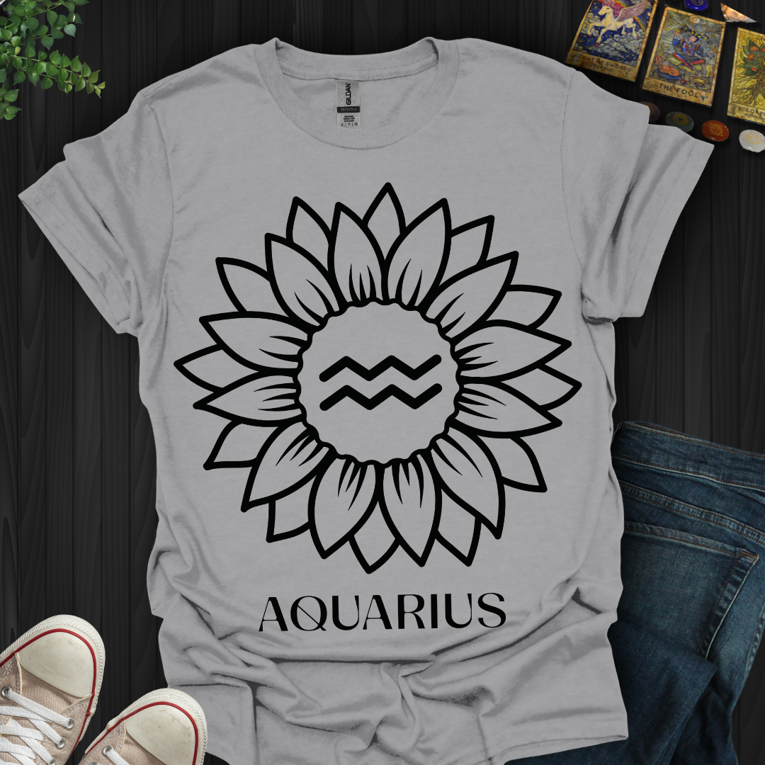 Aquarius Sunflower T-Shirt