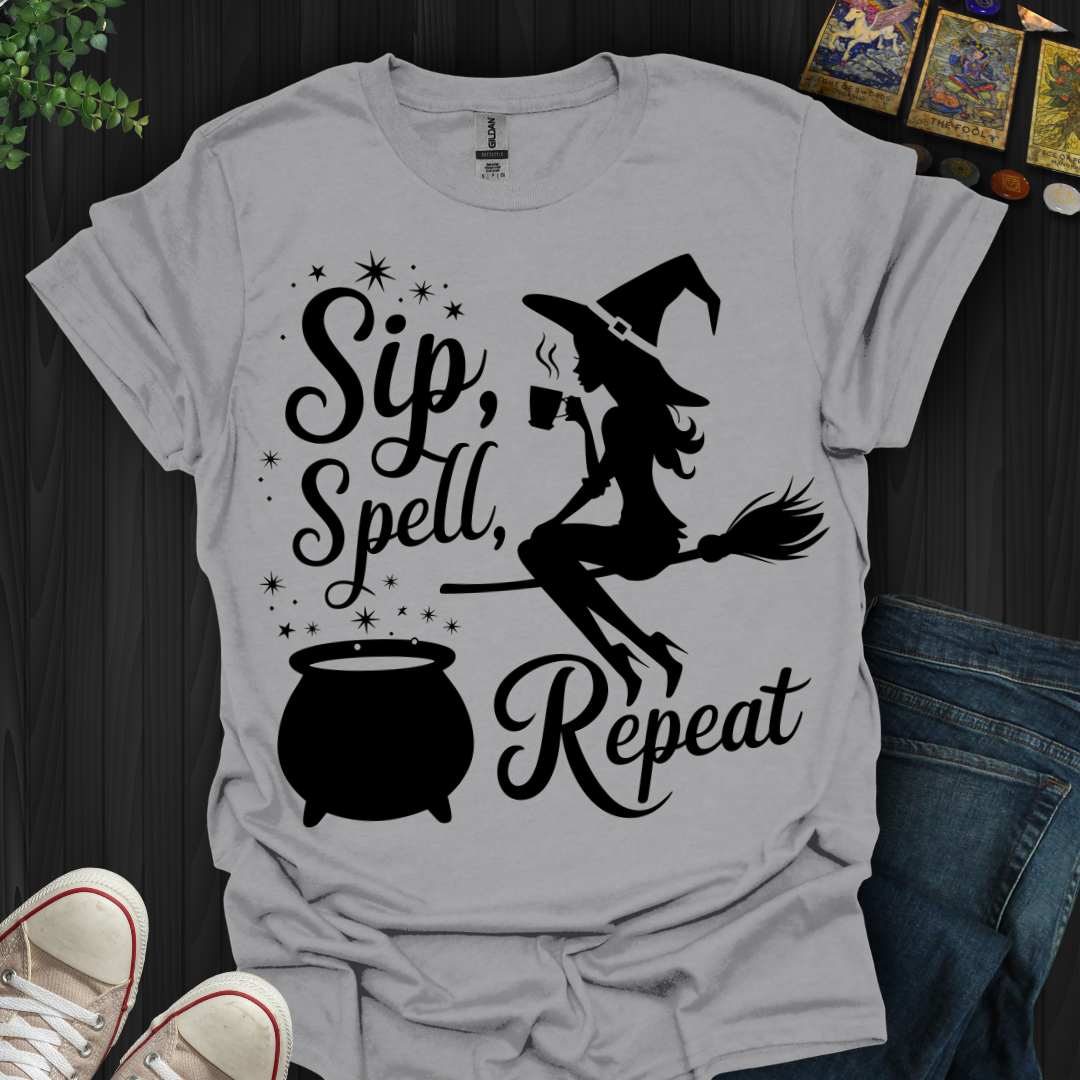 Sip, Spell, Repeat T-Shirt