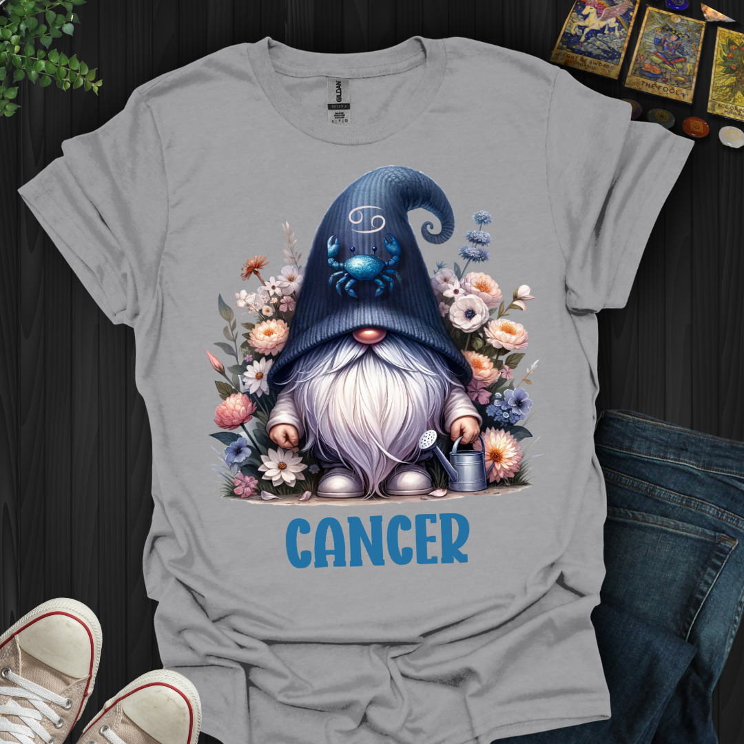 Cancer Gnome: Nurturer of the Zodiac  T-Shirt