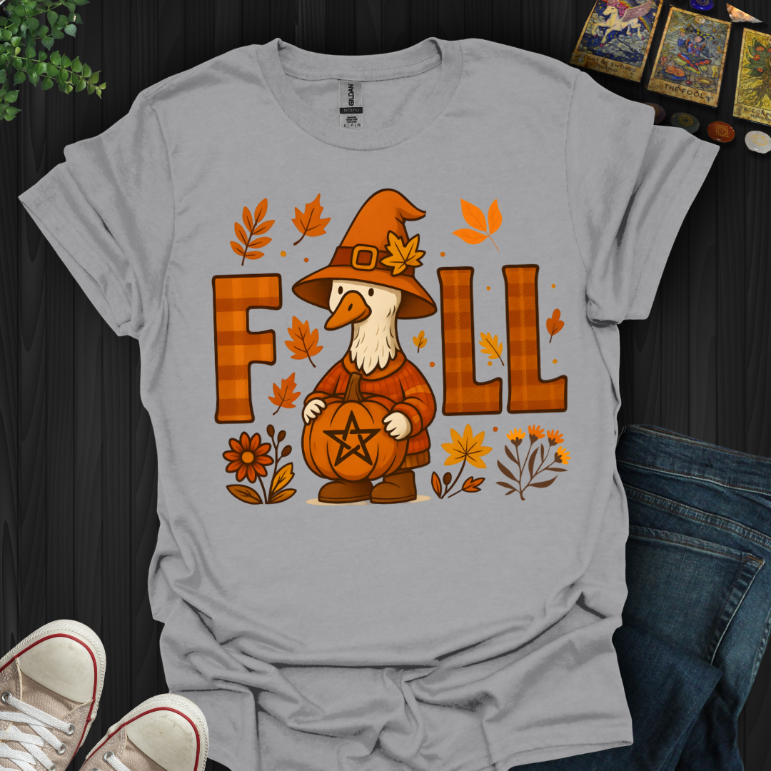 Witchy Goose Fall Vibes  T-Shirt