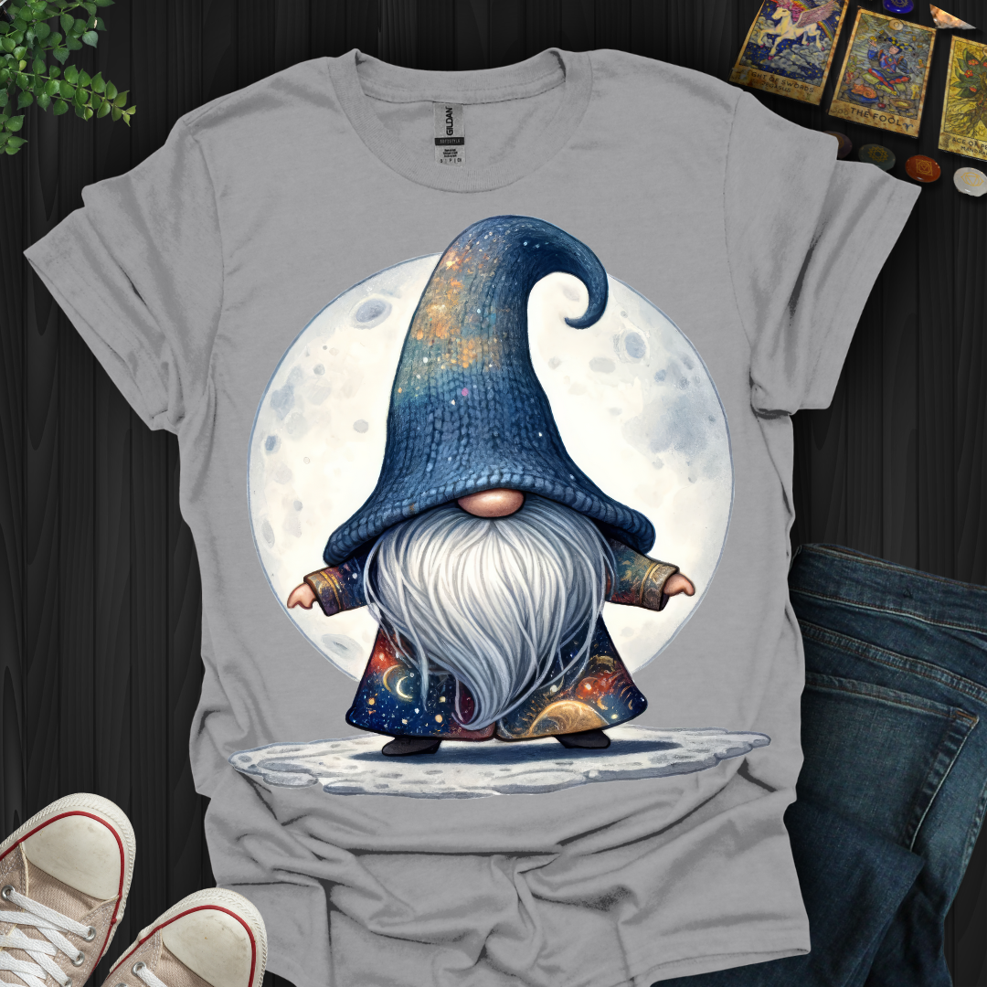 Celestial Moon Gnome  T-Shirt