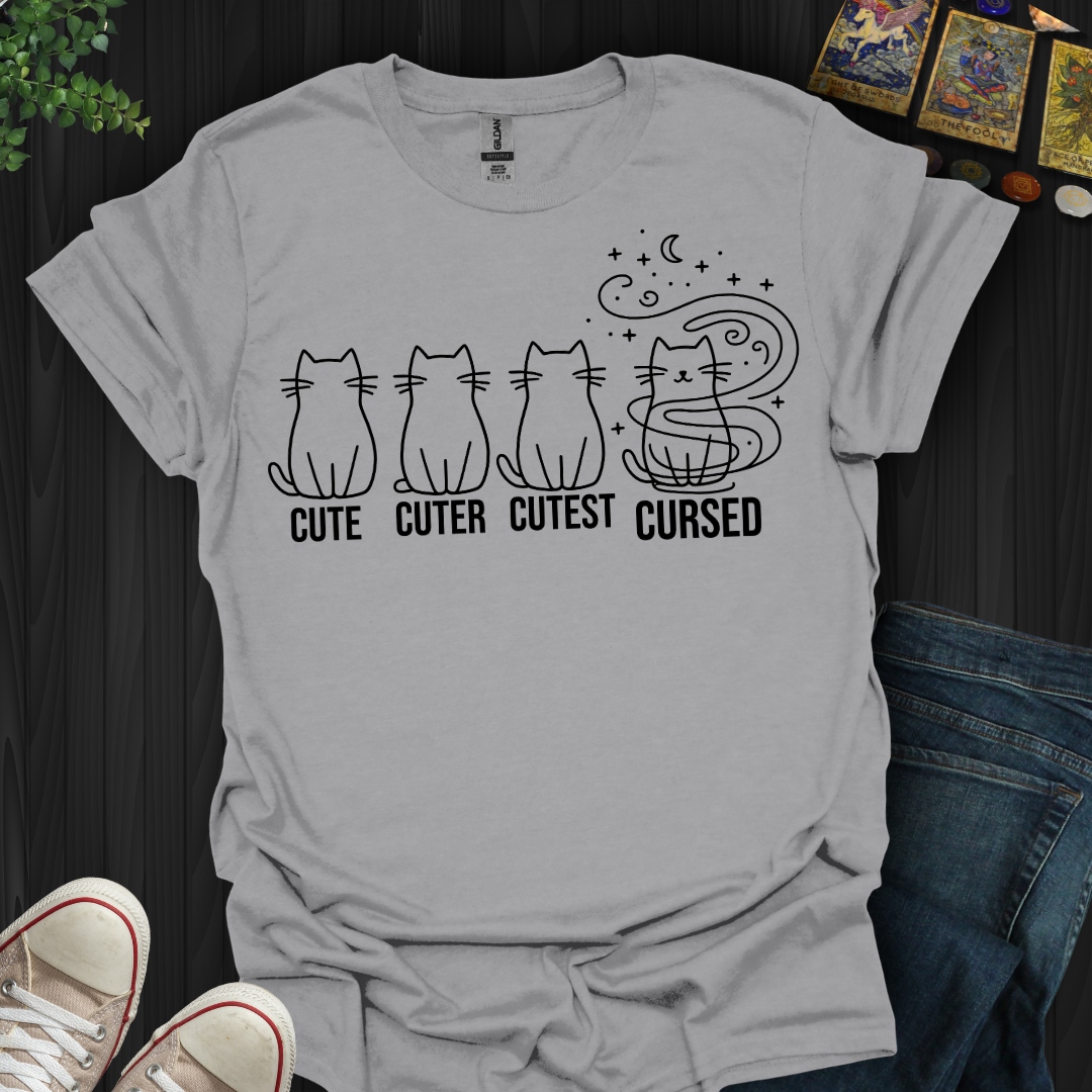 Cute,Cuter,Cutest,Cursed T-Shirt