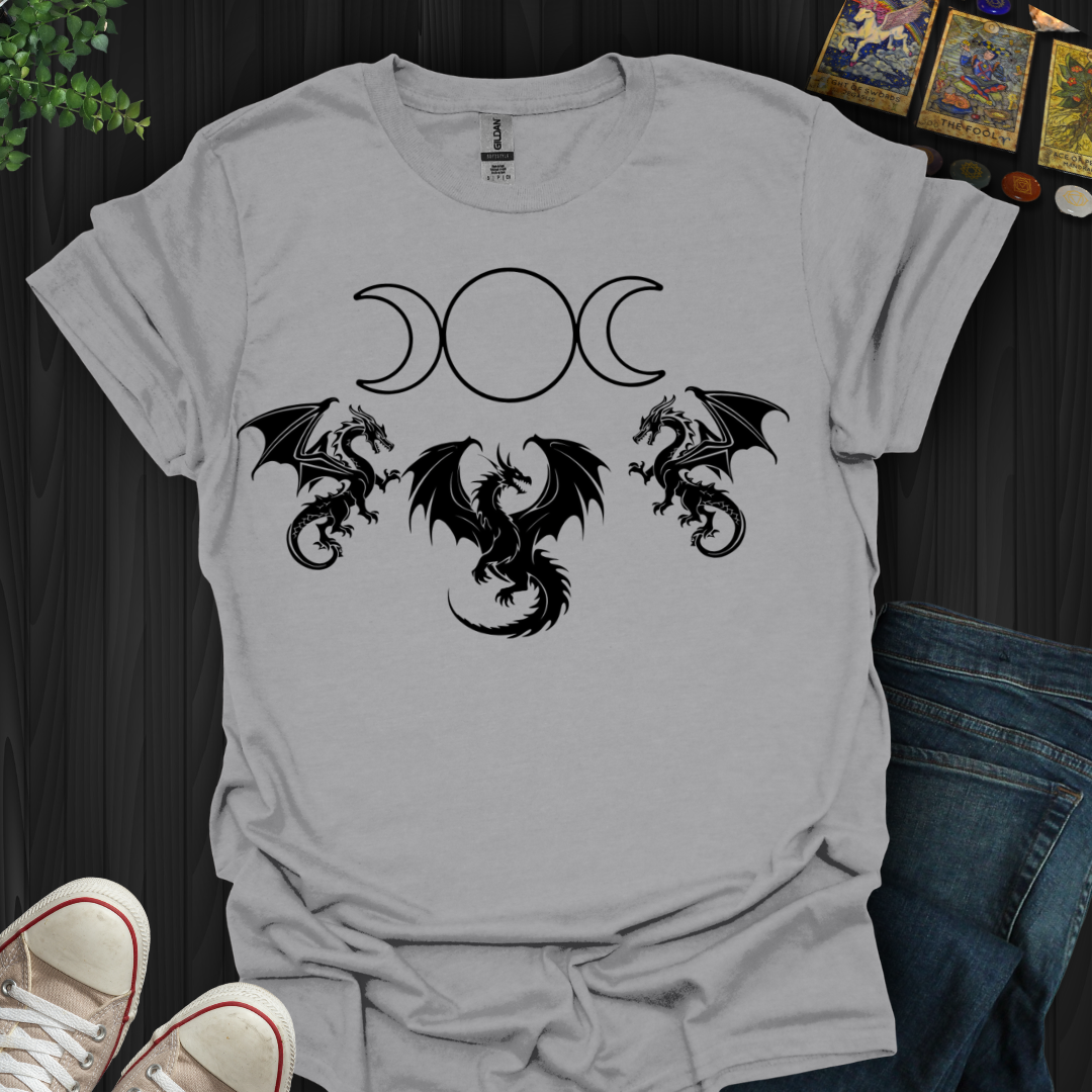 Triple Moon Dragon T-Shirt