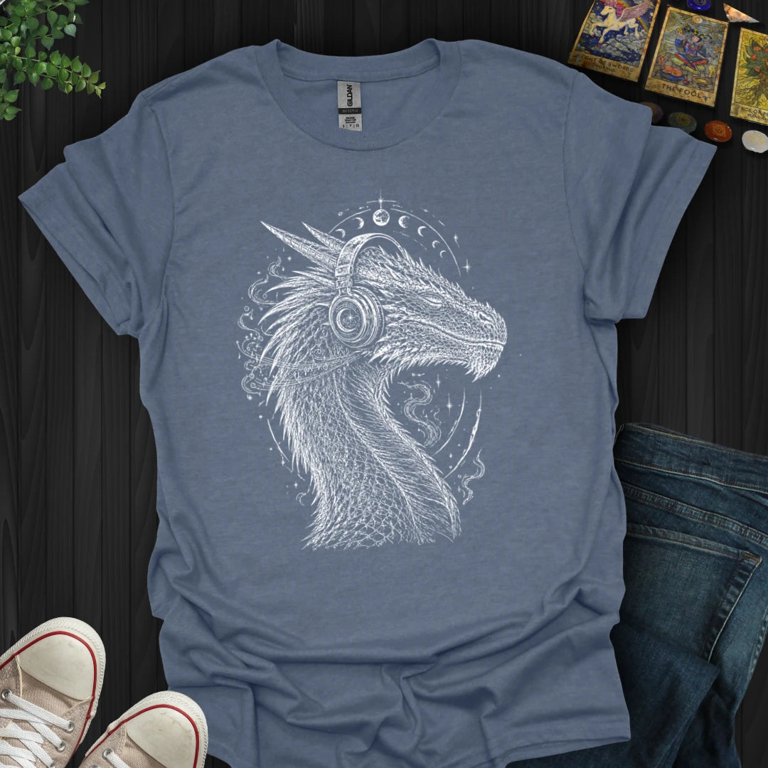 Headphones Dragon- T-Shirt