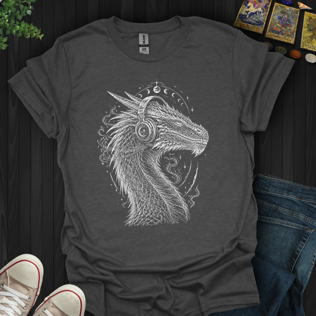 Headphones Dragon- T-Shirt