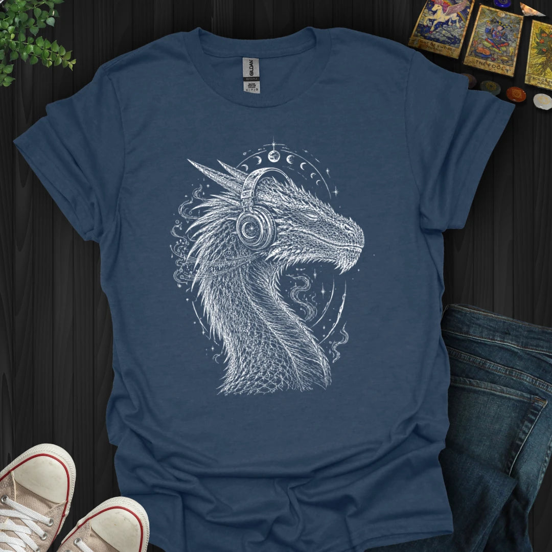 Headphones Dragon- T-Shirt