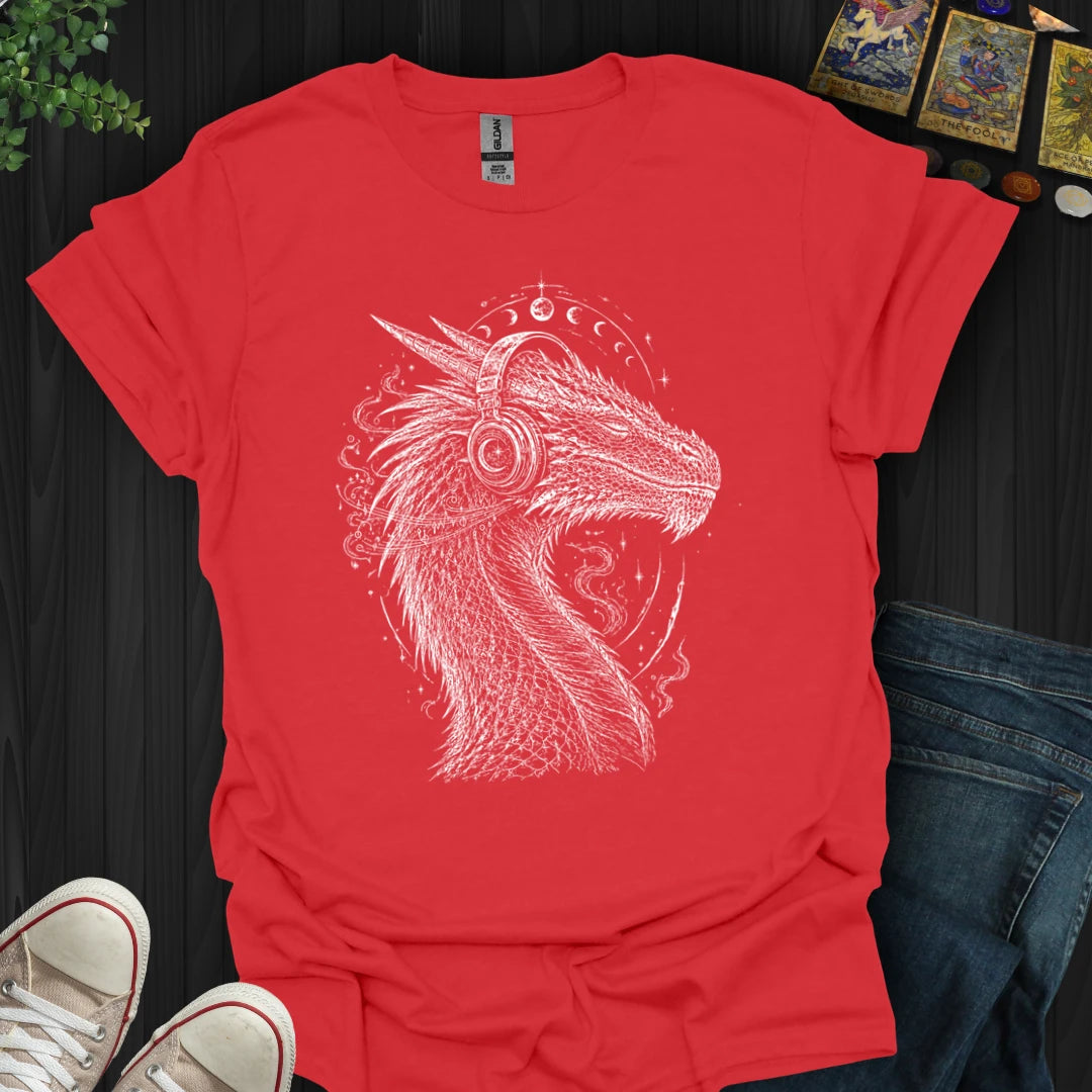 Headphones Dragon- T-Shirt