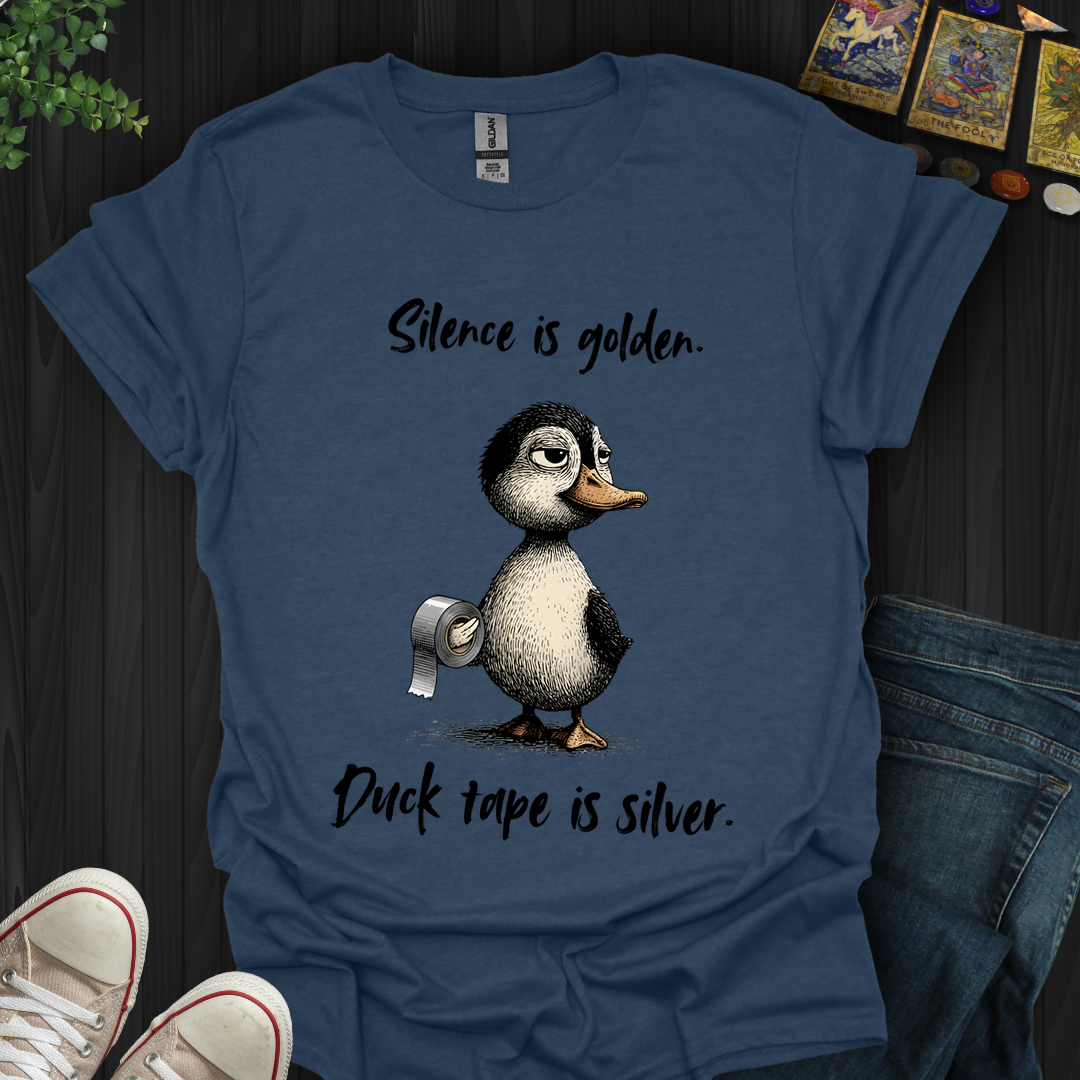 Silence Is Golden T-Shirt New