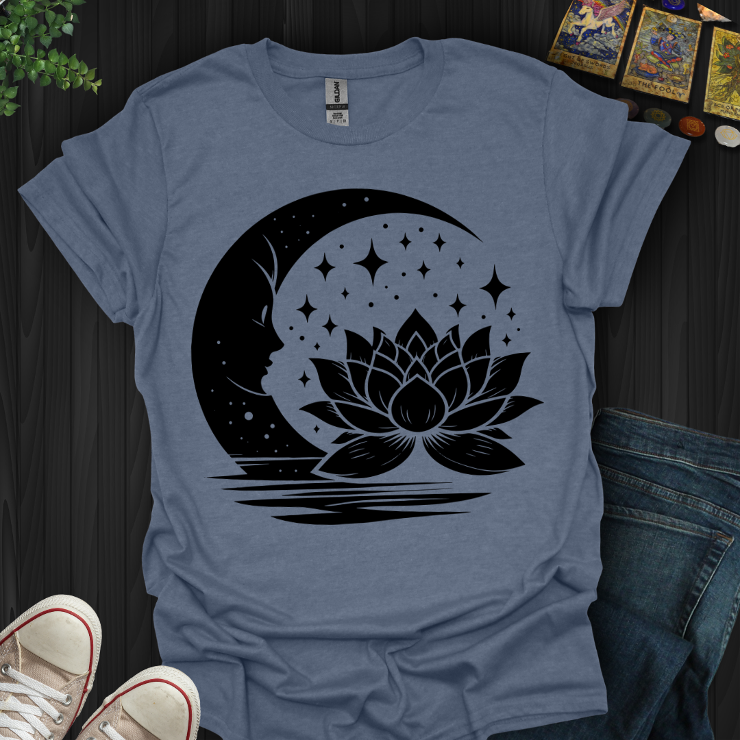 Water Lotus Moon T-Shirt