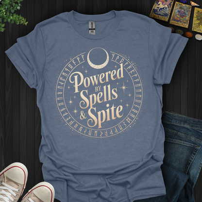 Powered By Spells And Spite T-Shirt
