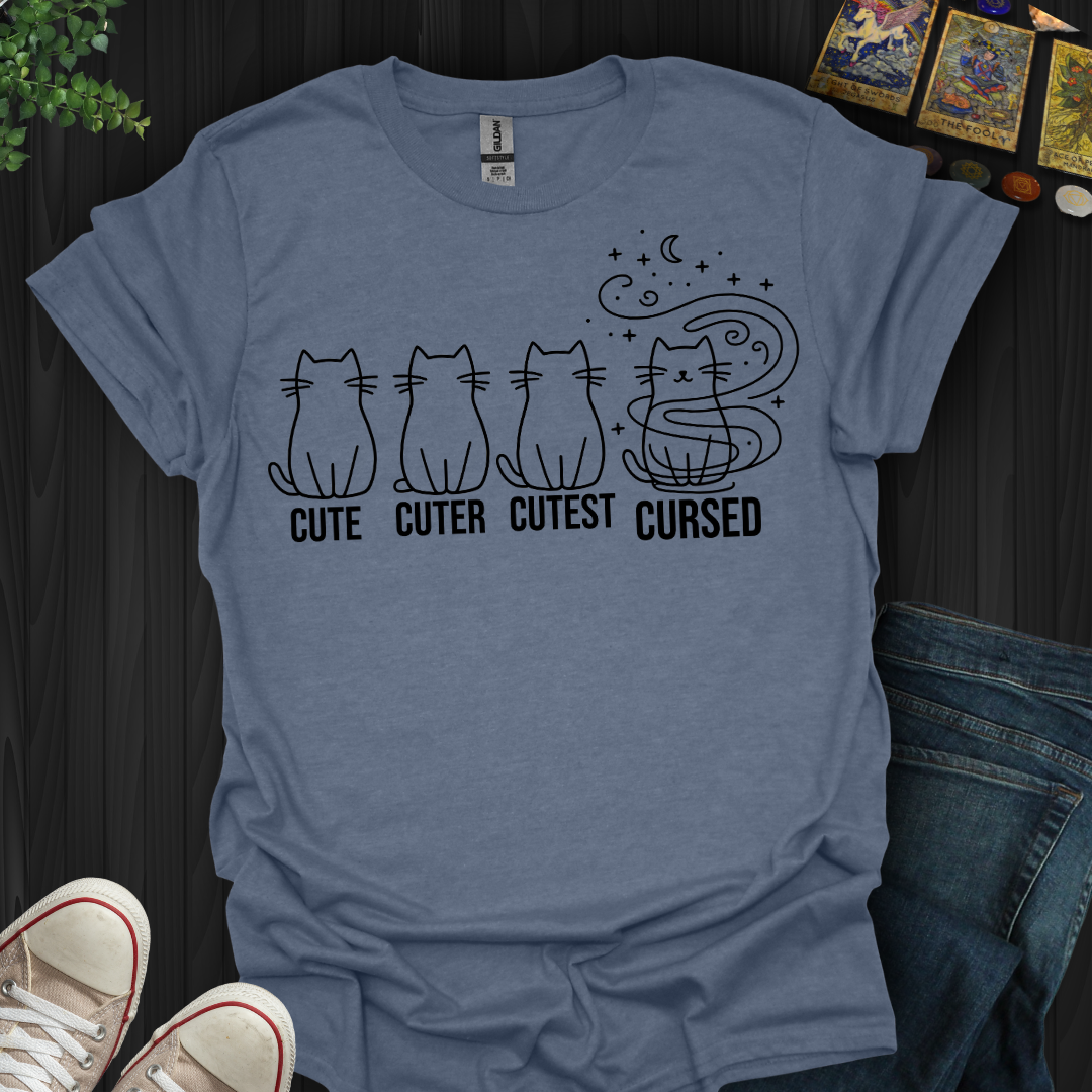 Cute,Cuter,Cutest,Cursed T-Shirt