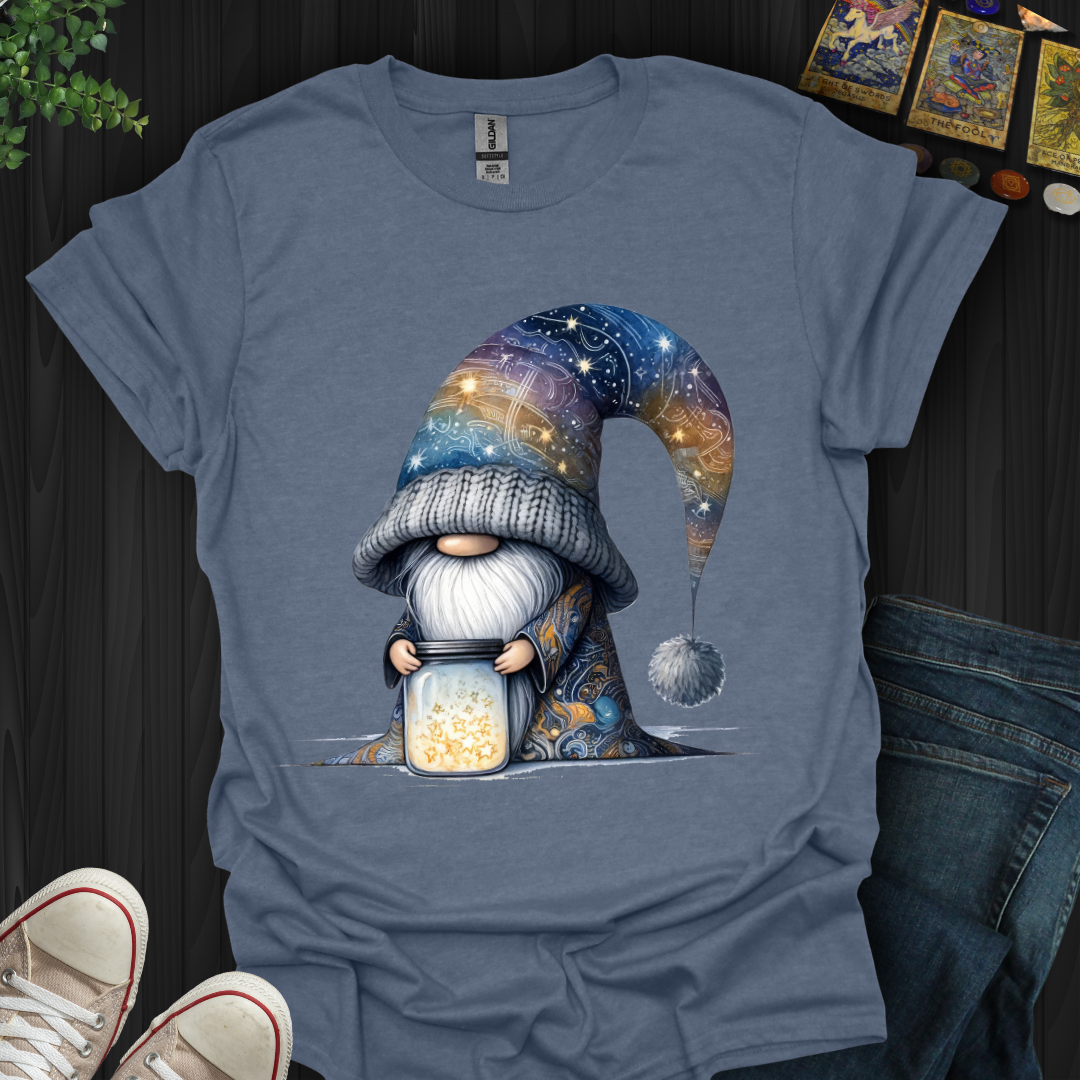 Celestial Gnome With Fireflies T-Shirt