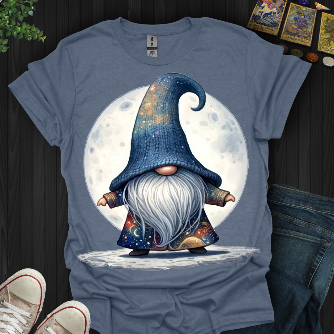 Celestial Moon Gnome  T-Shirt