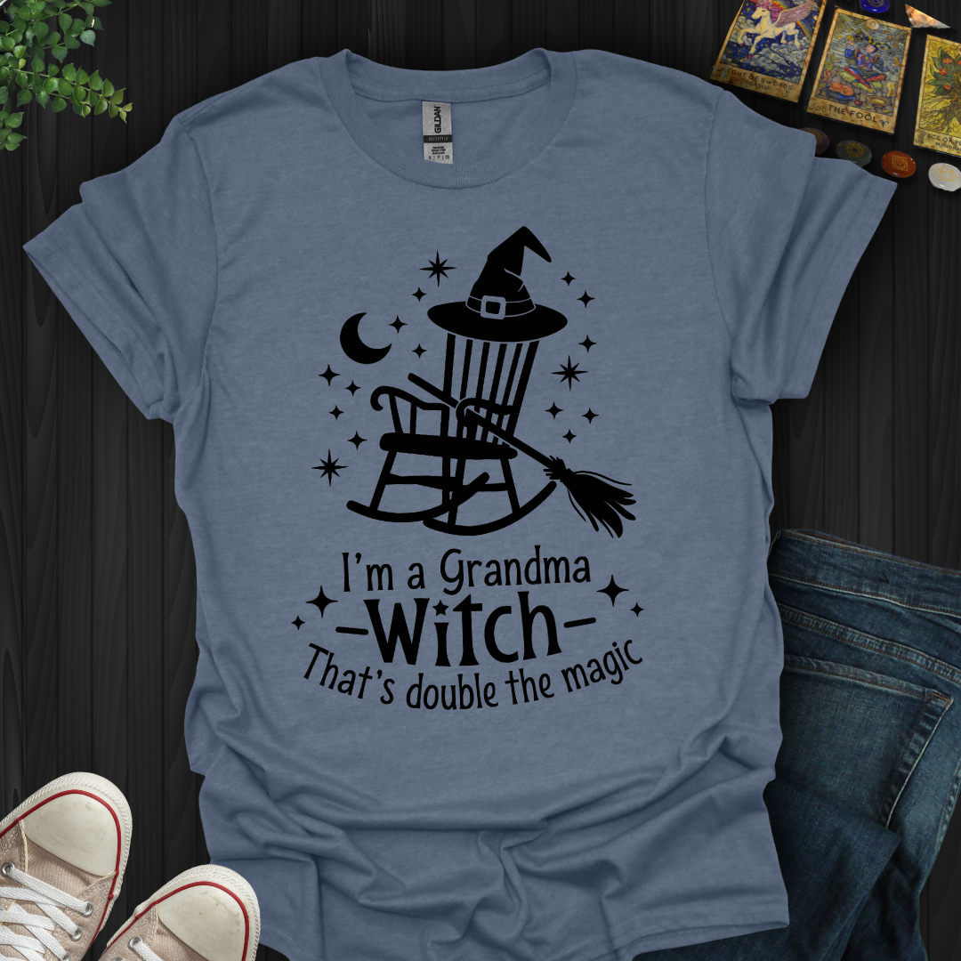 Grandma Witch: Double the Magic! T-Shirt