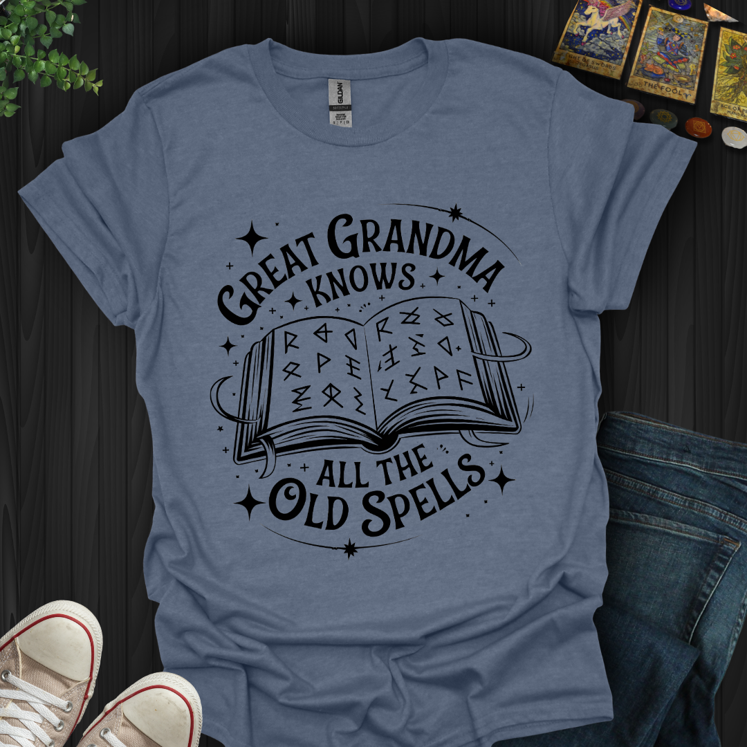 Great Grandma's Grimoire Magic T-Shirt