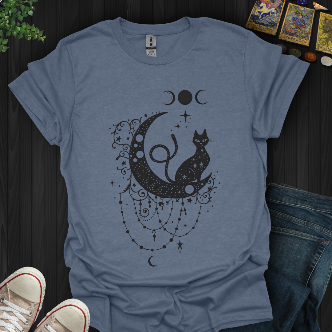Mystic Moon Cat T-Shirt