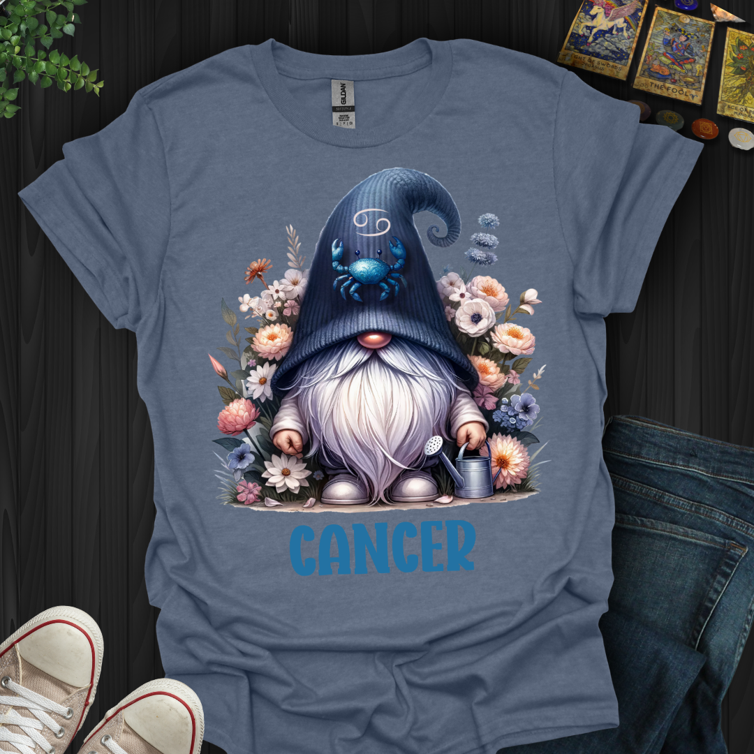Cancer Gnome: Nurturer of the Zodiac  T-Shirt