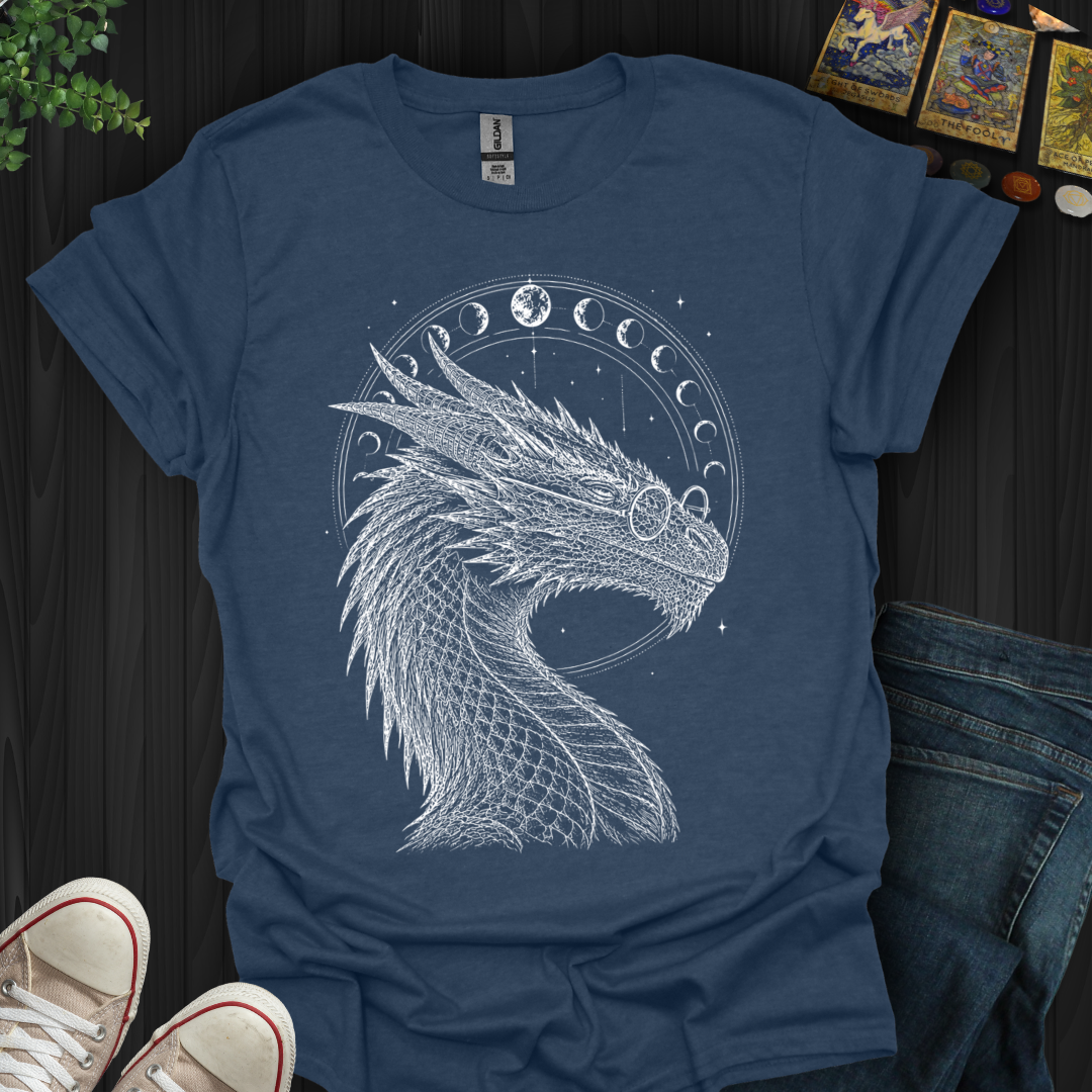 Moon Phase Dragon - T-Shirt