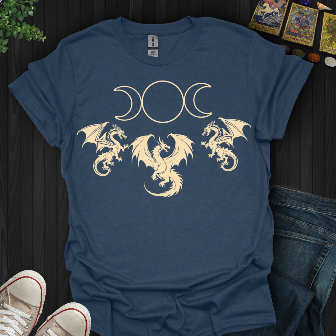 Triple Moon Dragon T-Shirt