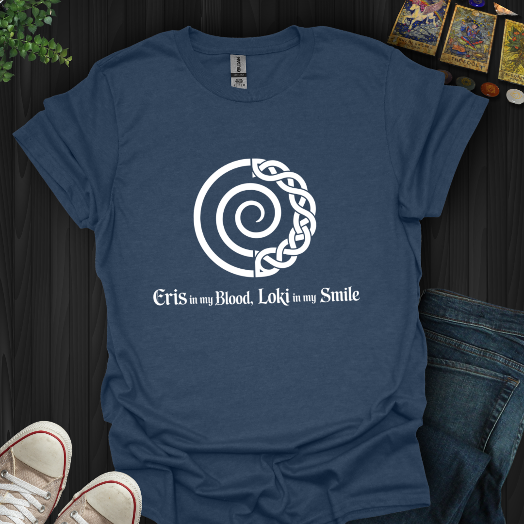 Eris in Blood, Loki in Smile T-Shirt