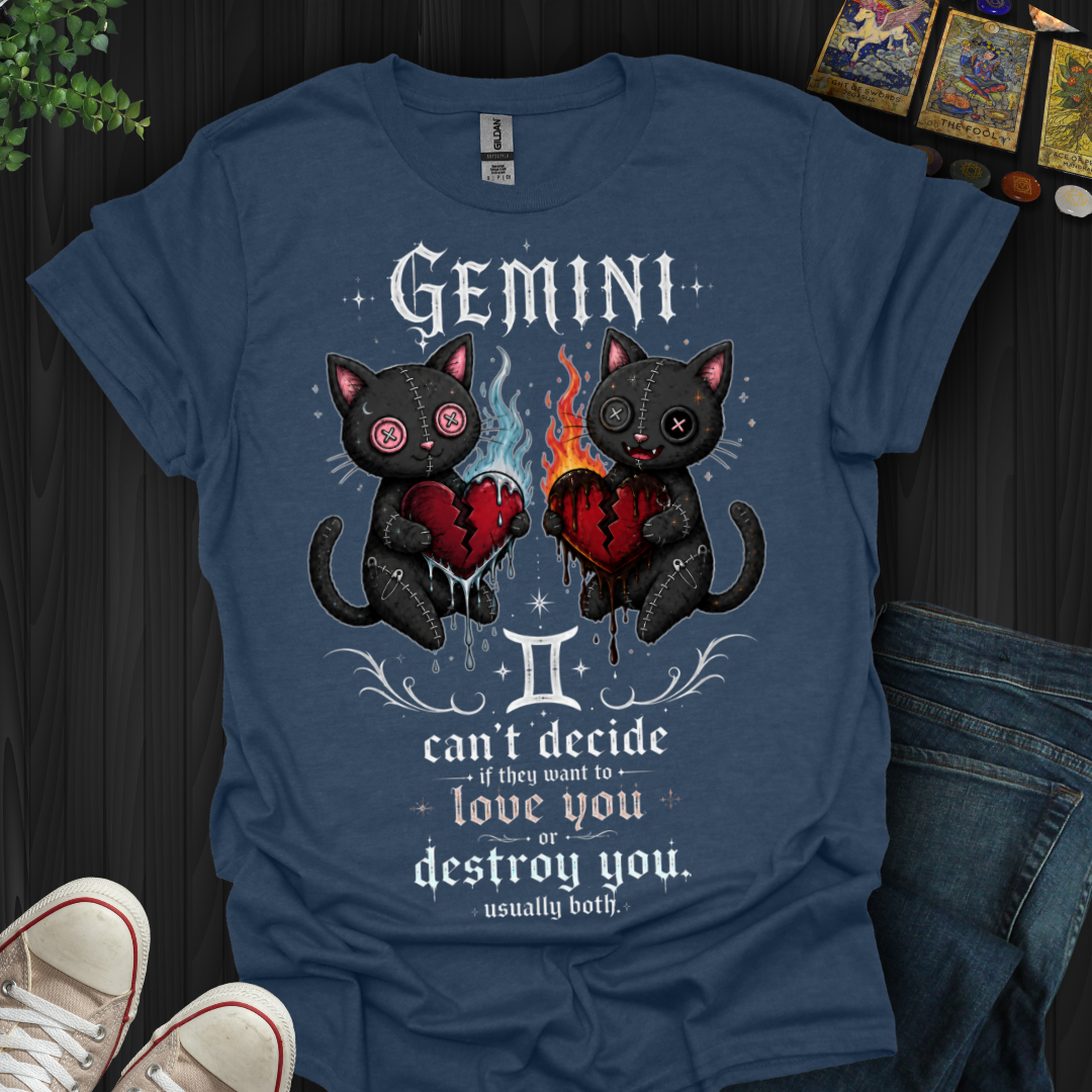 Gemini: Love You Or Destroy You T-Shirt
