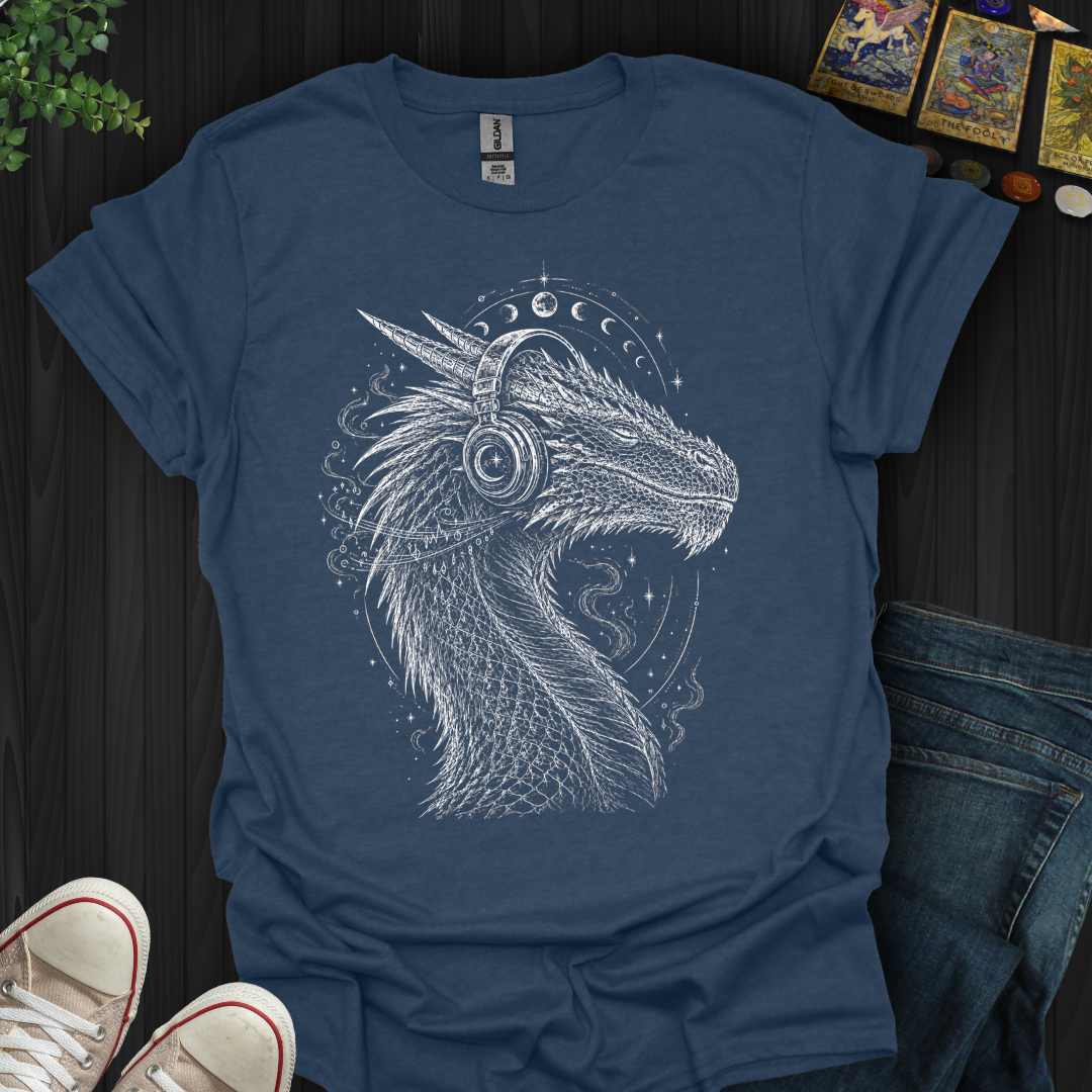 Headphones Dragon- T-Shirt