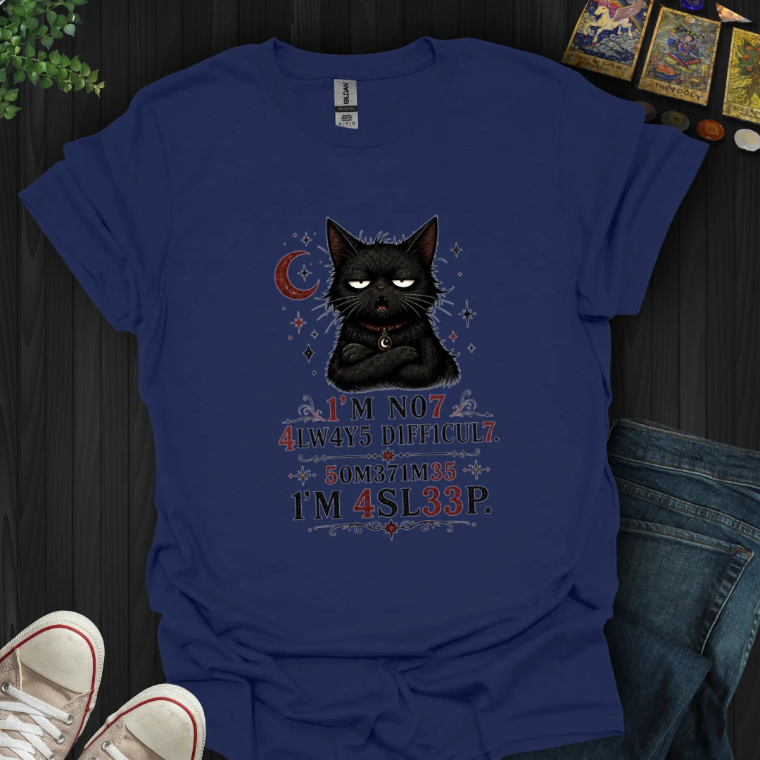 https://wescale-cdn.com/generated-mockups/79251b0a-9dea-433f-b5c7-f6b0b888908a/7fa68de2-221e-4e53-8455-5098fdac5dac/93db147b-136d-414d-a7e6-505b0ec83720_designs/i_m_not_always_difficult_white_1777804936438_kt65lj.png_1777804938278.webp