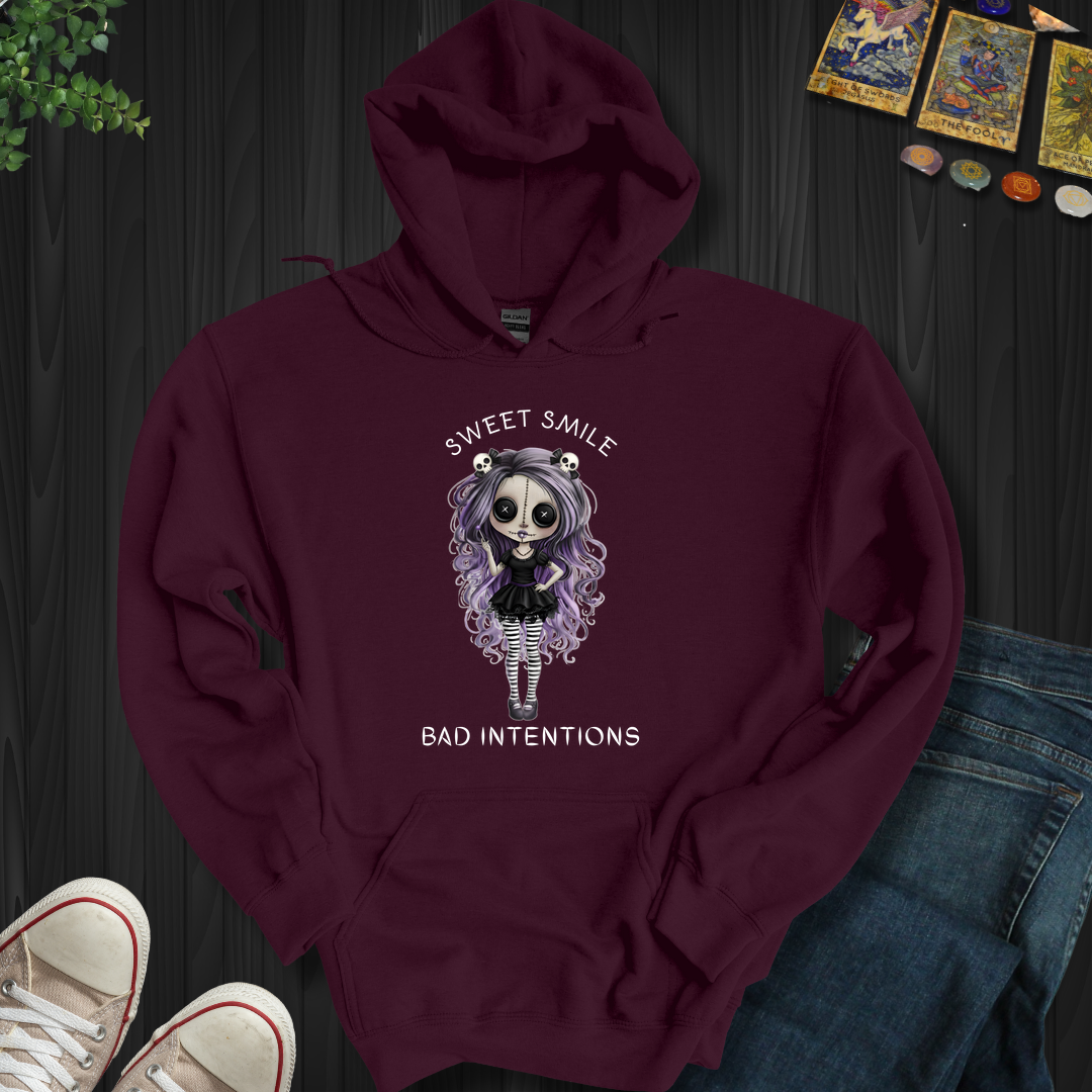 Sweet Smile, Bad Intentions Hooded Sweatshirt