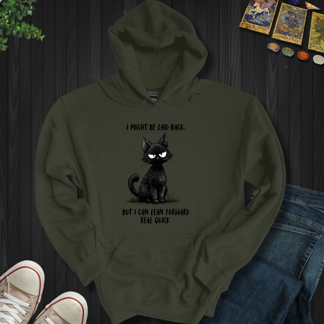Laid-Back Not Soft Hooded Sweatshirt