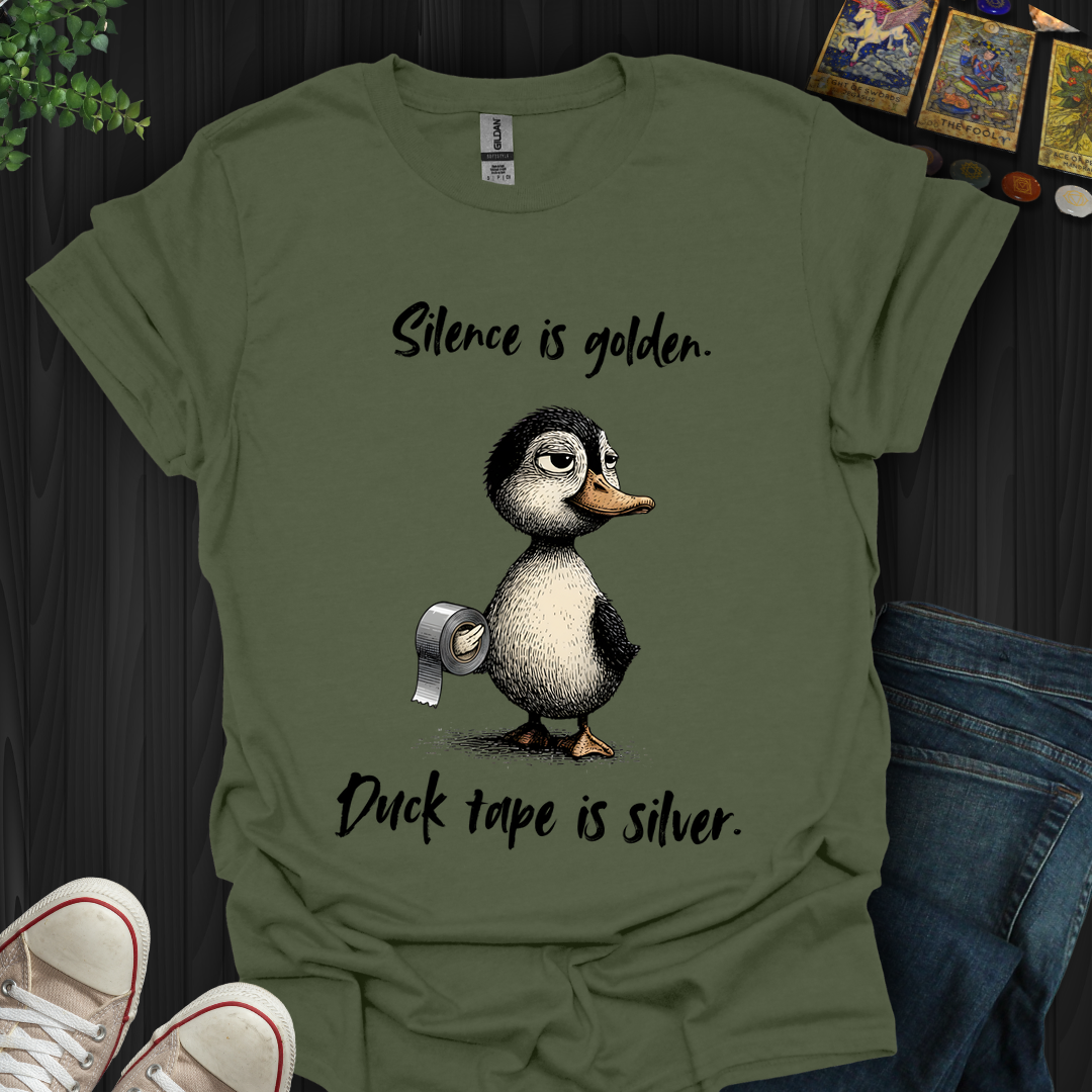 Silence Is Golden T-Shirt New