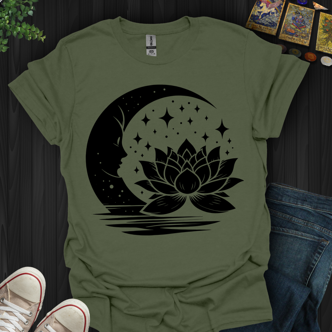 Water Lotus Moon T-Shirt
