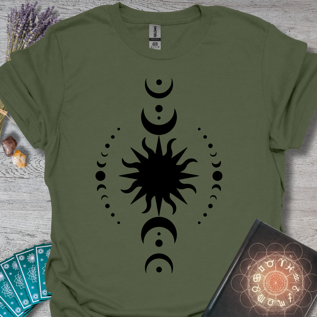 Sun and Moon Phases T-Shirt