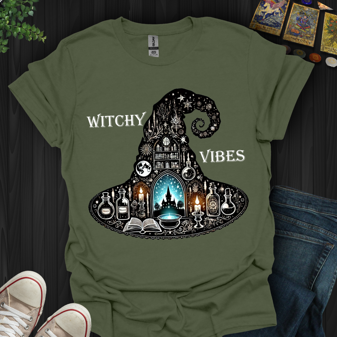 Witchy Vibes Hat T-Shirt