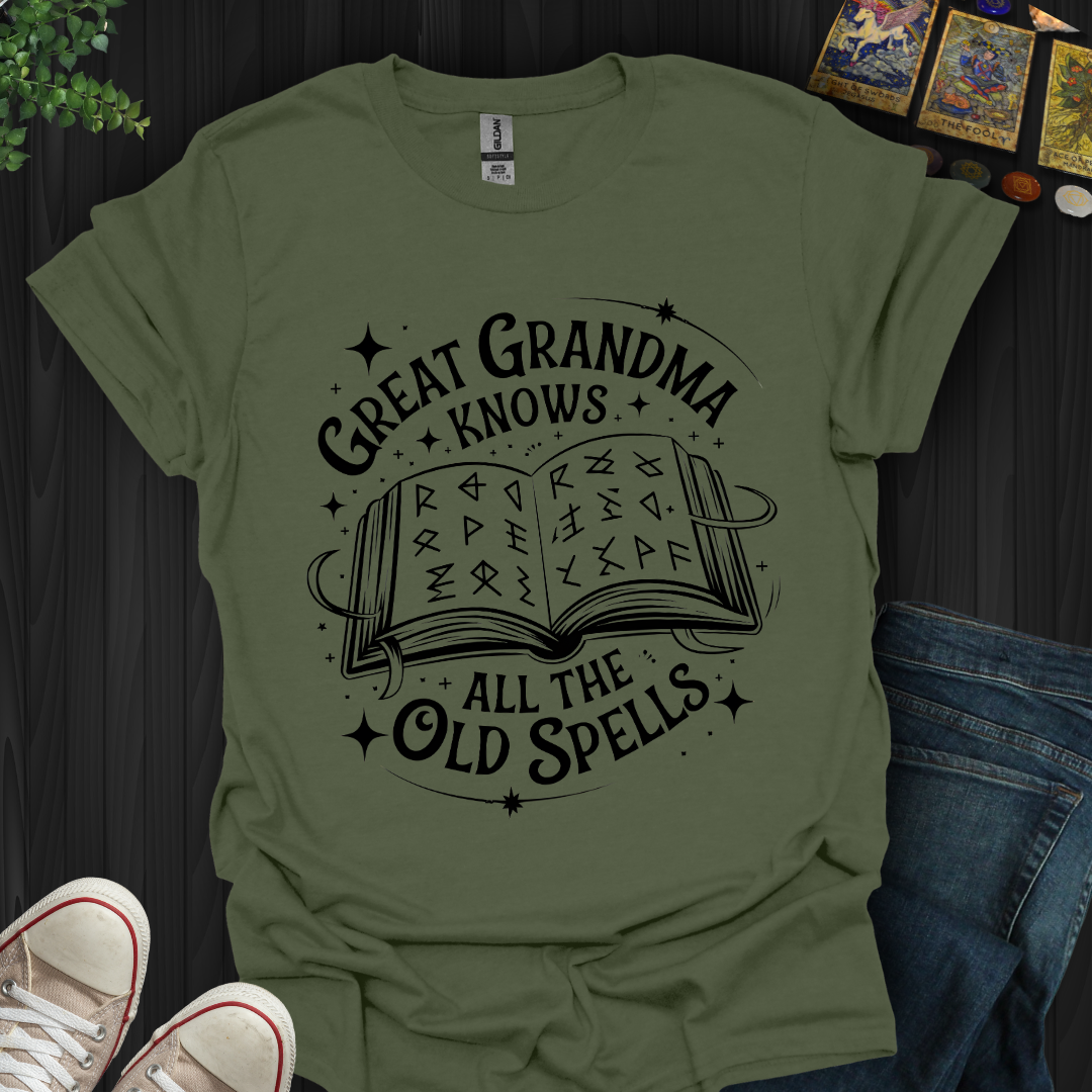 Great Grandma's Grimoire Magic T-Shirt