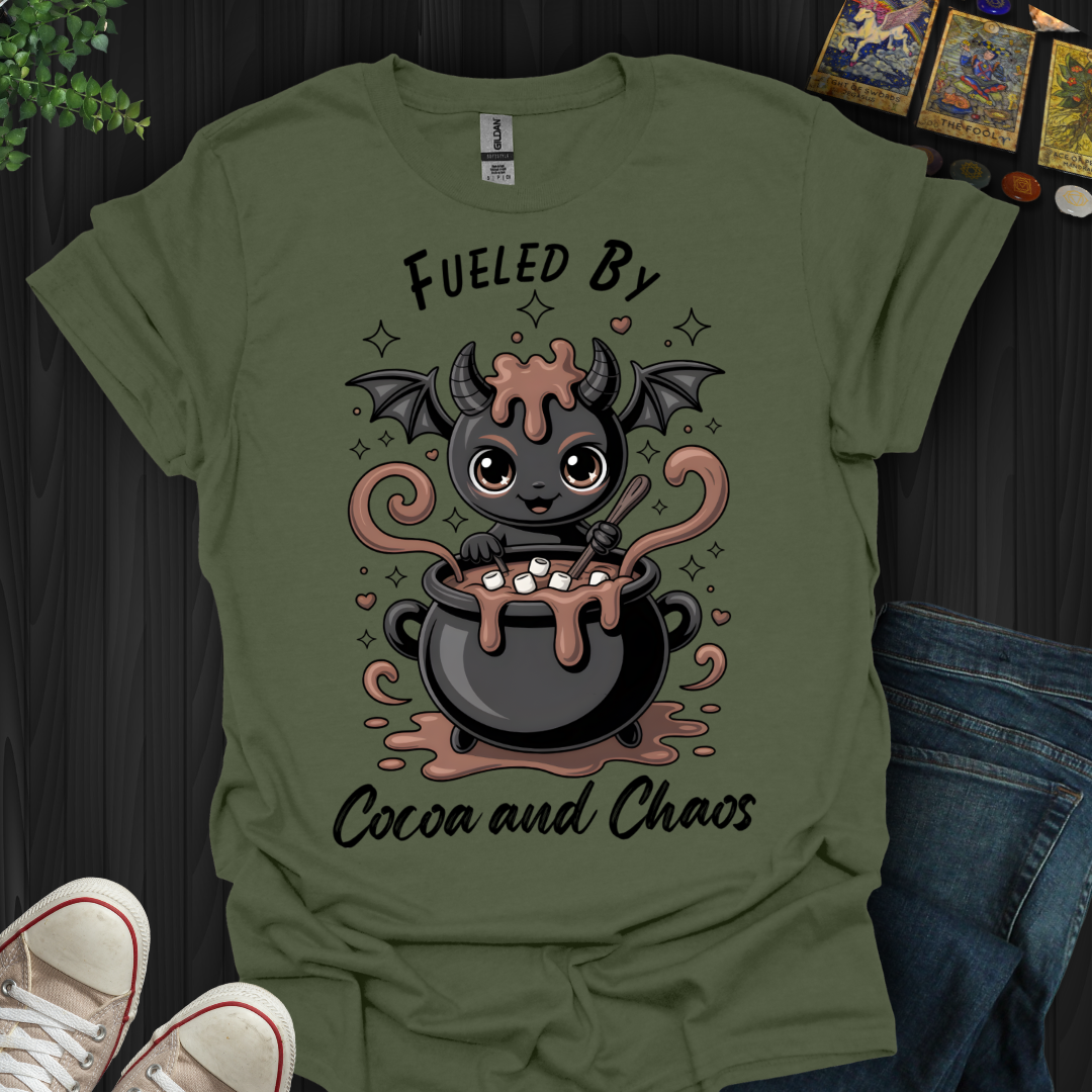 Fueled by Cocoa and Chaos T-Shirt