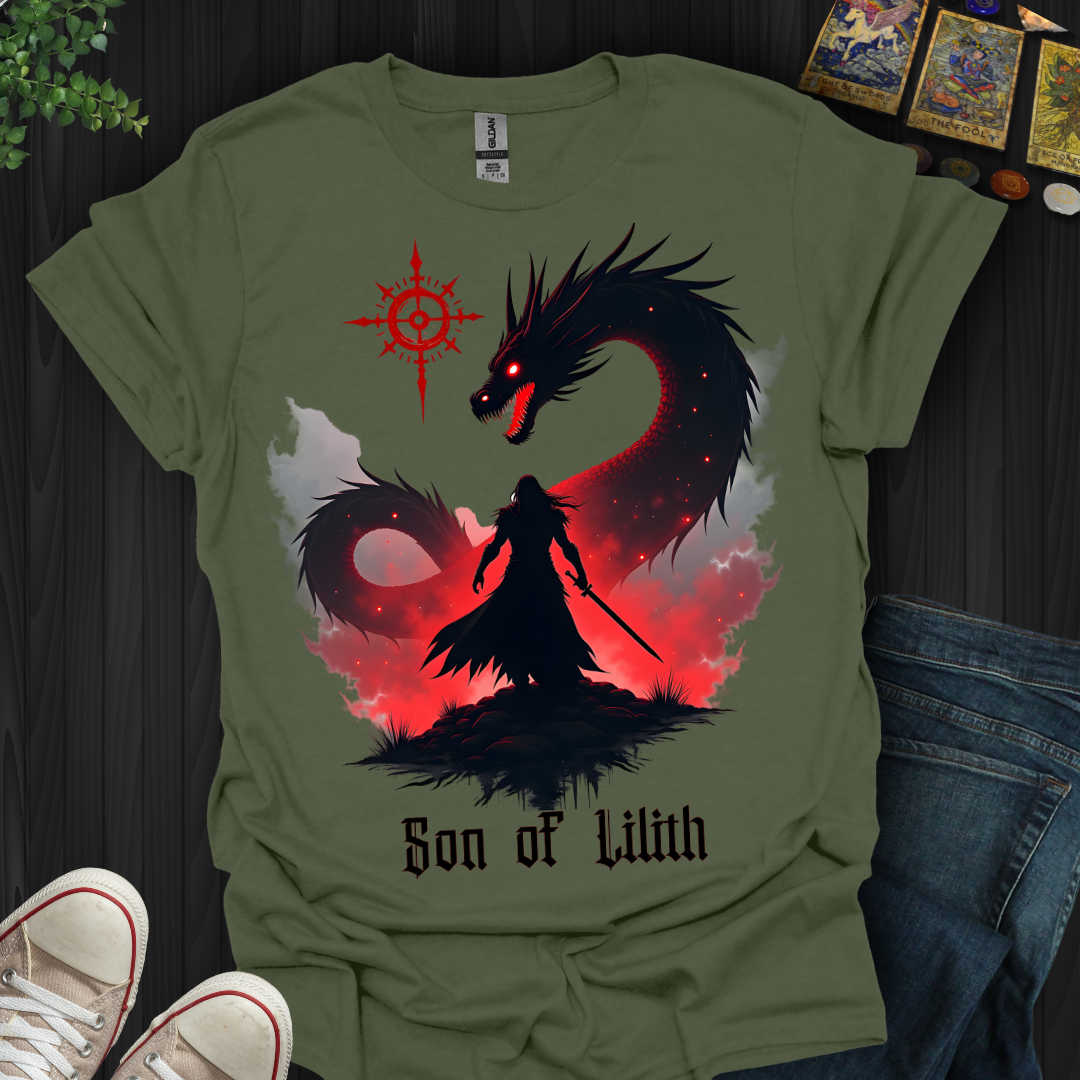 Son of Lilith – Shadowborn Warrior T-Shirt