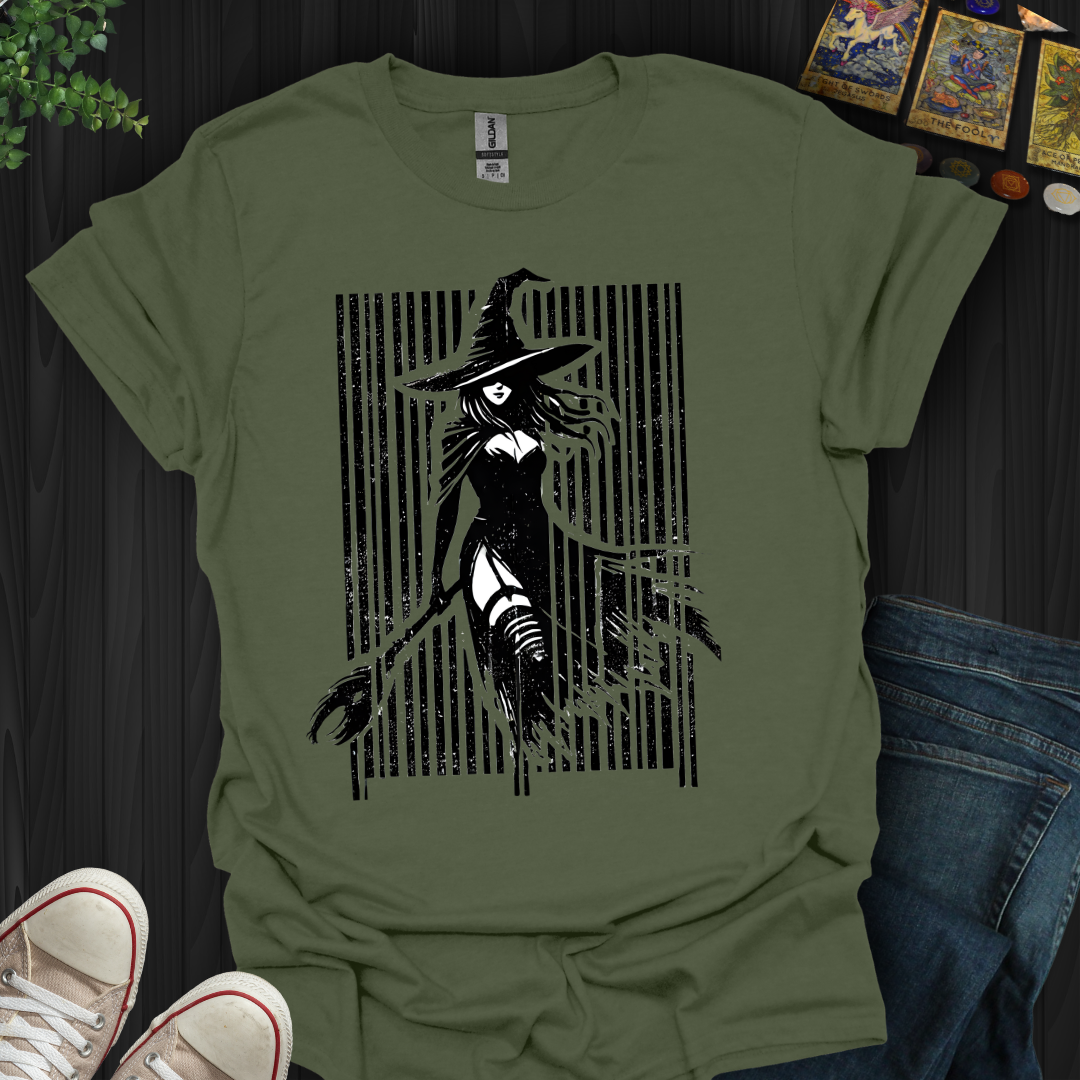 Bar Code Witch T-Shirt